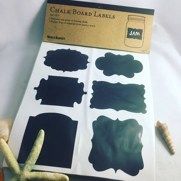 Cost Plus • Chalkboard Label Stickers - Picture 3 of 6